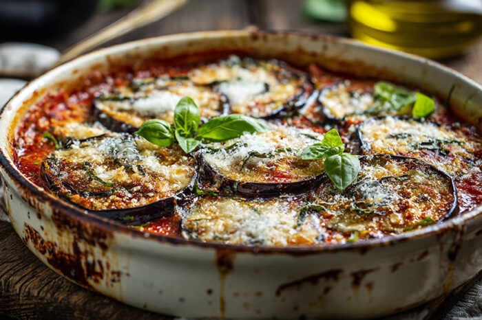 Recette de parmigiana légère d'aubergines